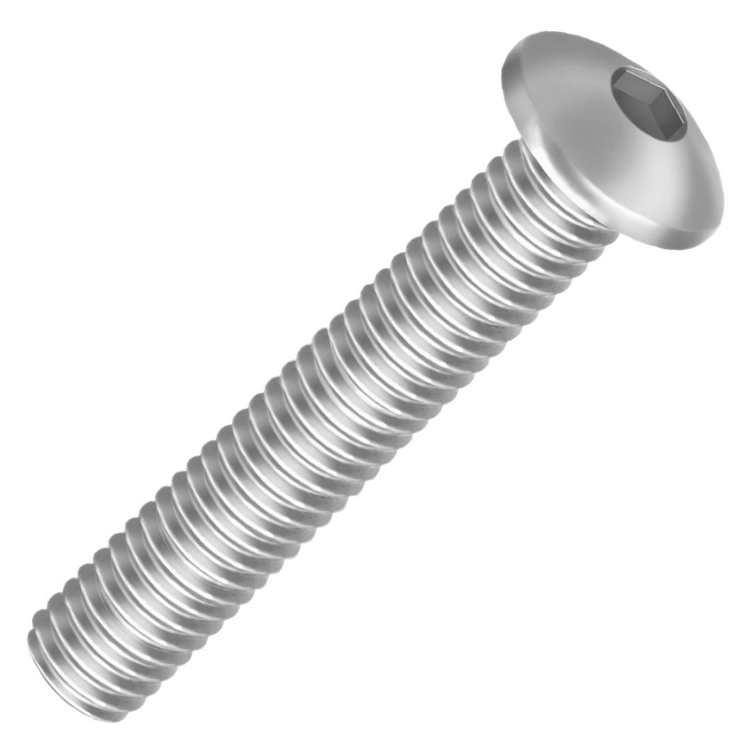 PARAFUSO CAB.ABAULADO SEXT. INTERNO INOX 304 RI POLIDO